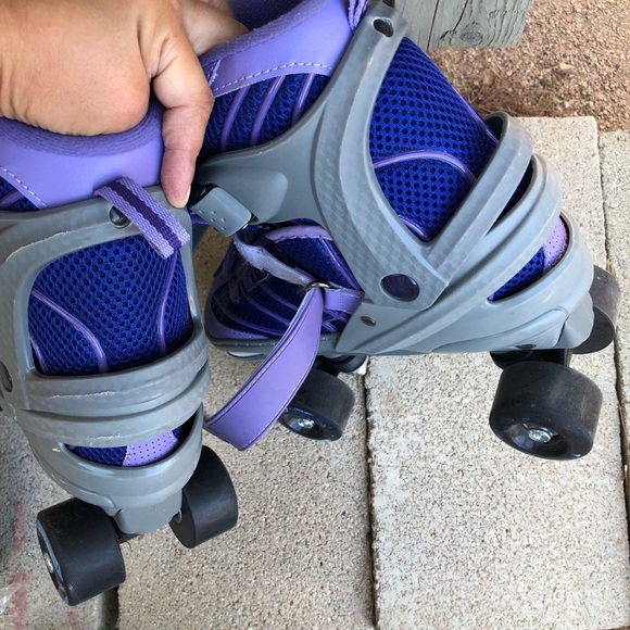 DBX Kids Purple Roller Skates 5-8 - Picture 9 of 9